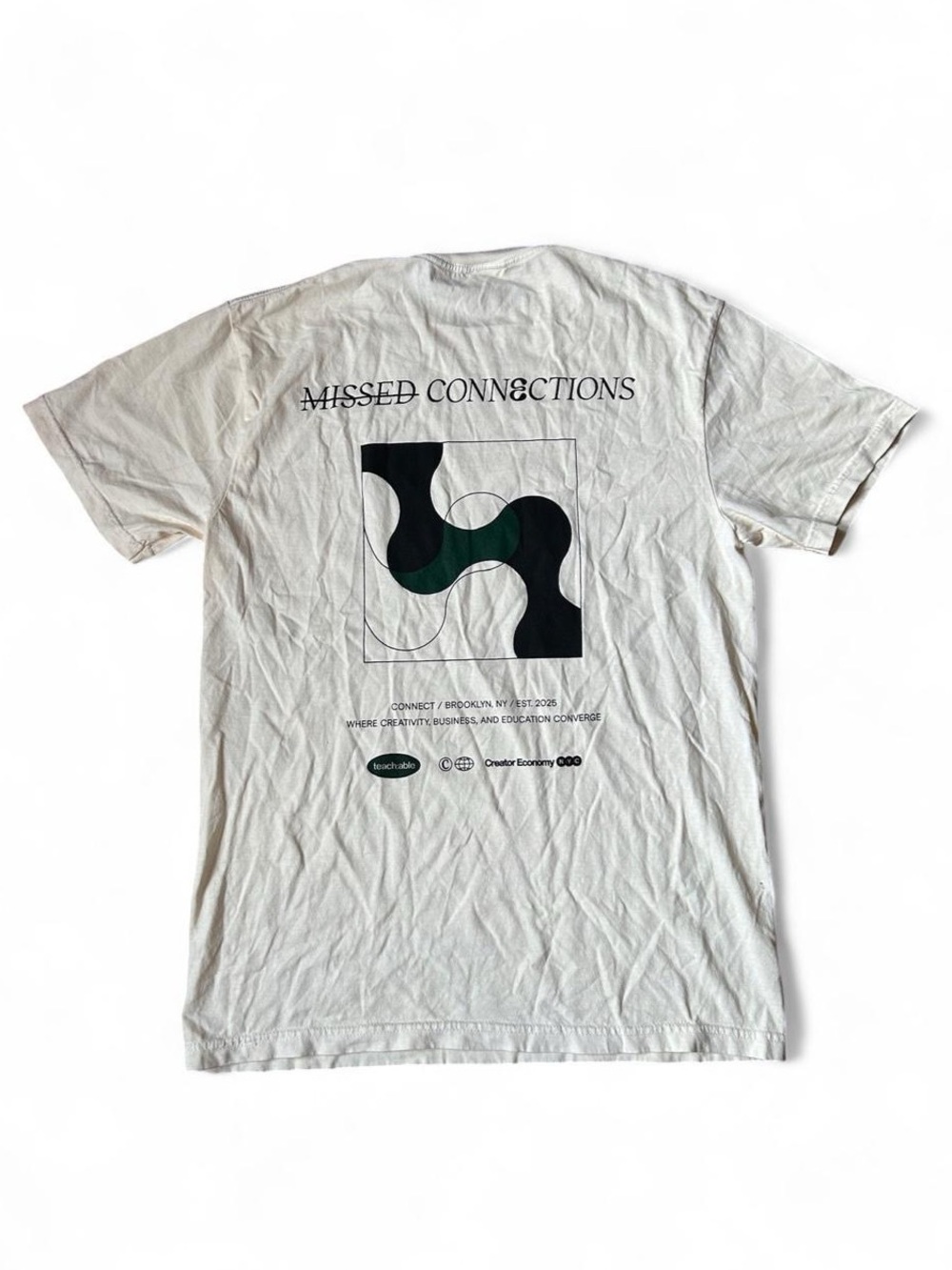 Comfort Colors “Missed Connections” Brooklyn NY Creator Economy NYC T-Shirt M